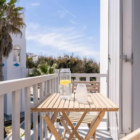 New Spacious With Balcony In The Heart Of * Naousa (Paros)